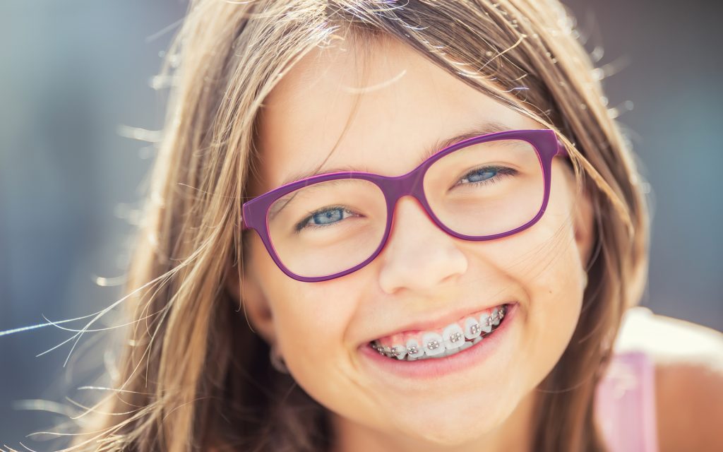 Child with braces